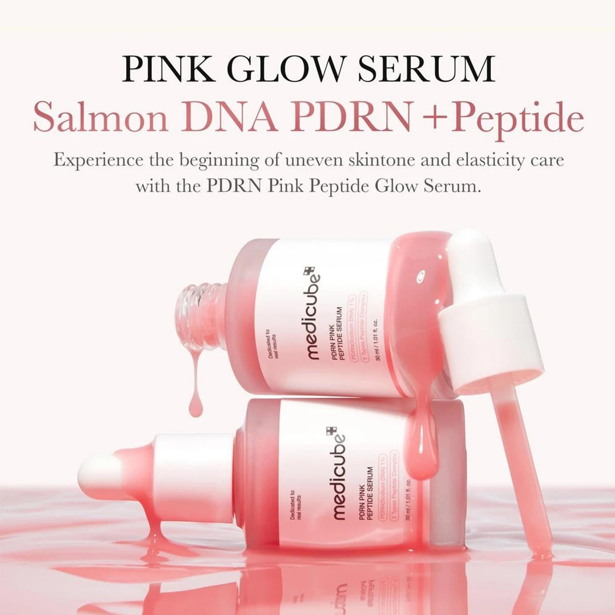 Revitalize Your Skin with Salmon DNA PDRN Pink Peptide Serum - Lightweight, Fast-Absorbing, and Refreshingly Non-Sticky Korean Skincare
