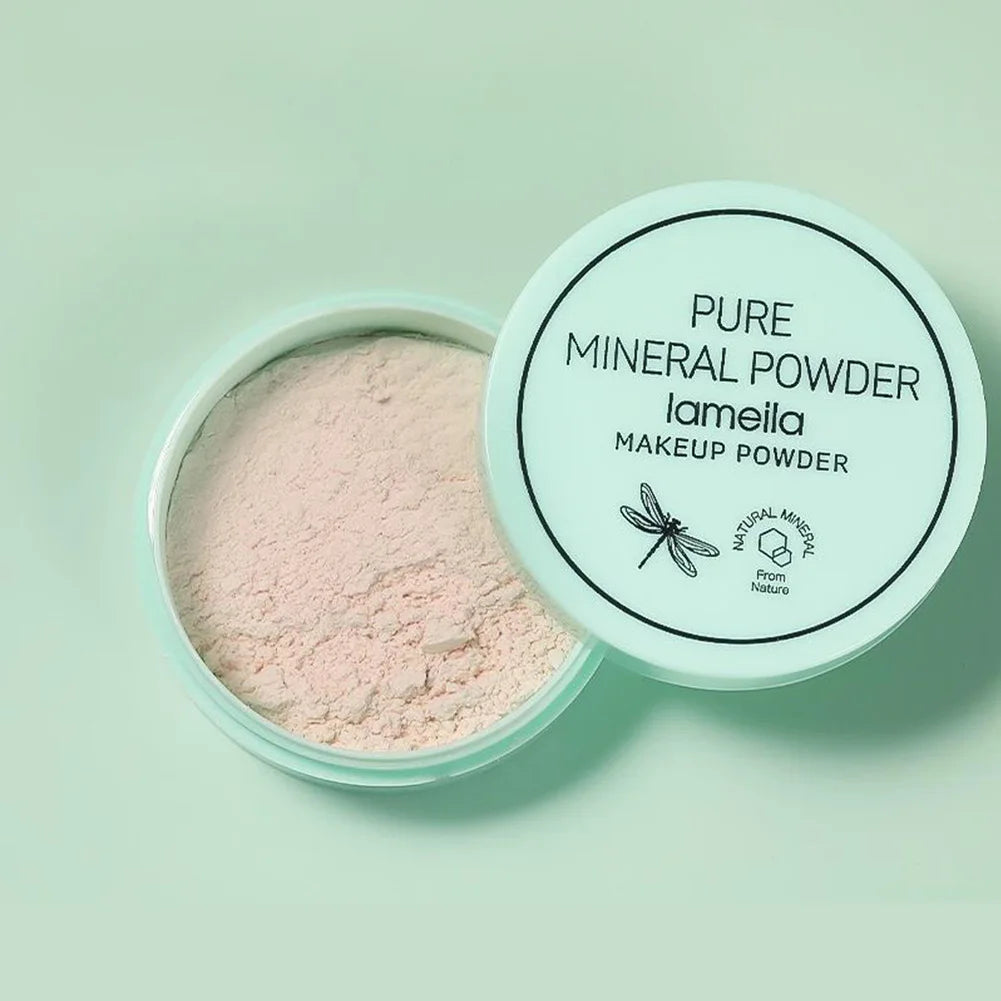 Transform Your Look with Our Waterproof Mineral Face Powder - Ultimate Oil Control & High Coverage Setting Powder for Flawless Makeup Finish!