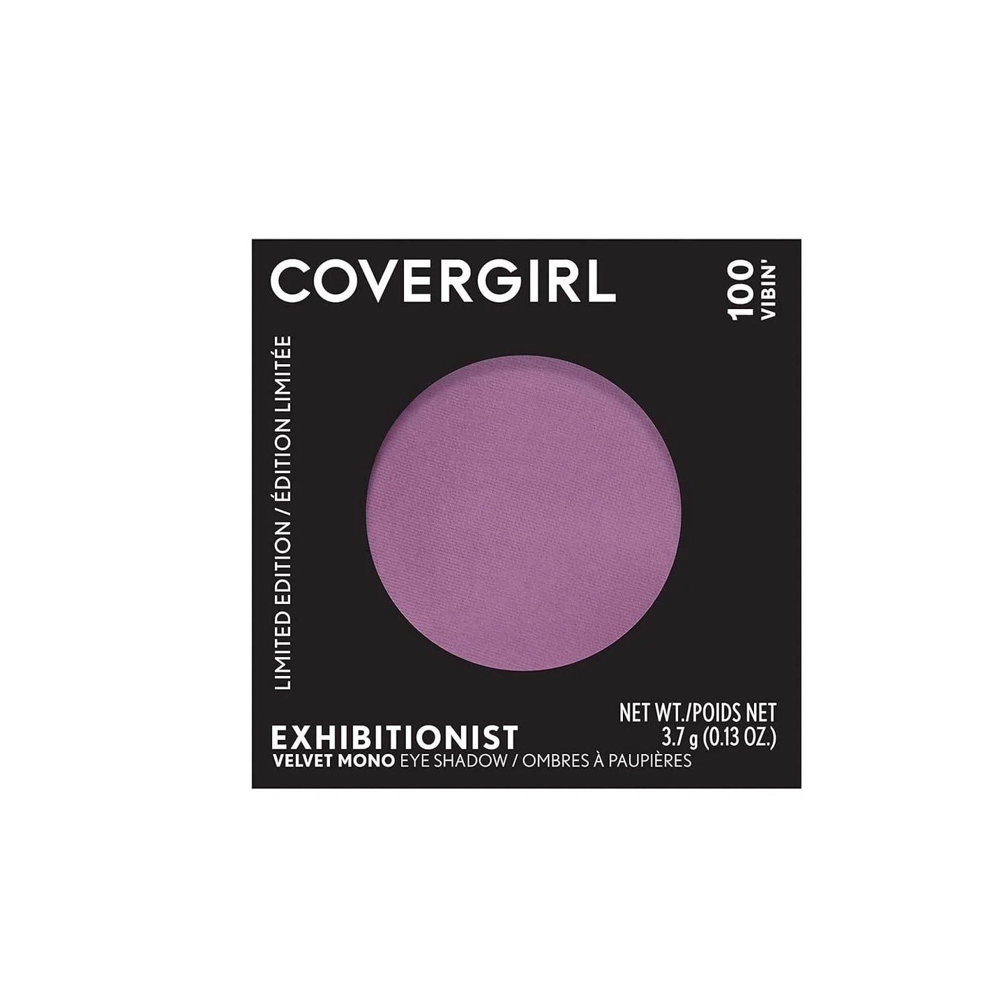 COVERGIRL Exhibitionist Velvet Mono Eye Shadow in Vibin' 100 - Bold Color, All-Day Wear