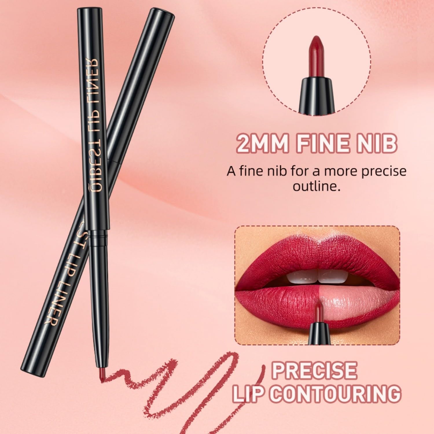 All in One Lip Kit 3 in 1 Smooth Lipliner Lipgloss and Lipstick Set with Matte Velvet Liquid Lipstick Hydrating Moisturizing Lip Gloss and Creamy Lip Liner (Kit 03, Cinnamon Bun)