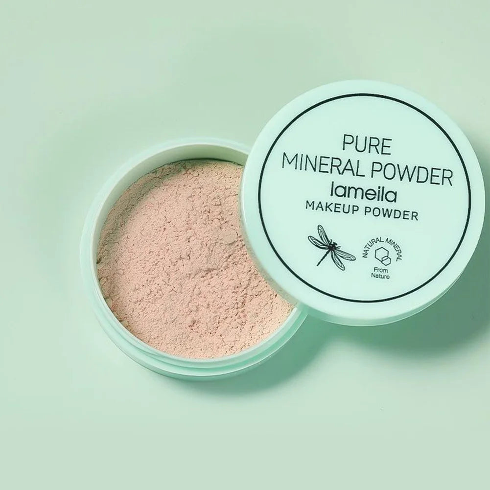 Transform Your Look with Our Waterproof Mineral Face Powder - Ultimate Oil Control & High Coverage Setting Powder for Flawless Makeup Finish!