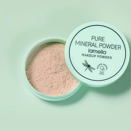 Transform Your Look with Our Waterproof Mineral Face Powder - Ultimate Oil Control & High Coverage Setting Powder for Flawless Makeup Finish!