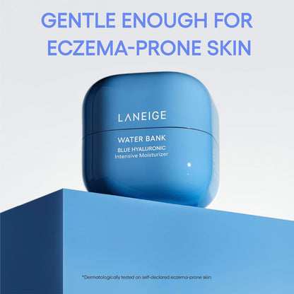 Revitalize Your Skin with Water Bank Blue Hyaluronic Intensive Moisturizer - Ultimate Hydration Cream for Extra Dry Skin Featuring Squalane & Peptides for Enhanced Skin Barrier Support