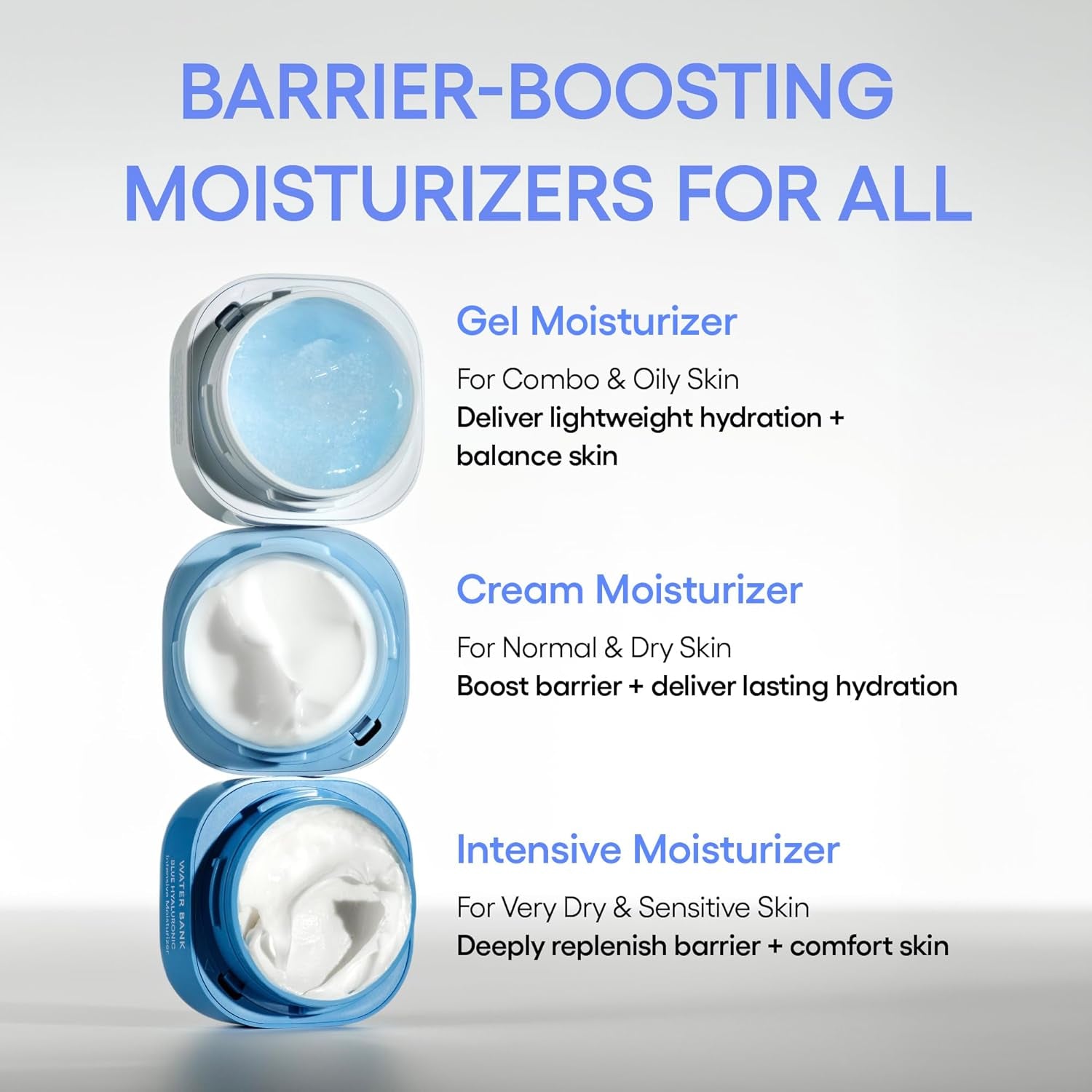 Revitalize Your Skin with Water Bank Blue Hyaluronic Intensive Moisturizer - Ultimate Hydration Cream for Extra Dry Skin Featuring Squalane & Peptides for Enhanced Skin Barrier Support