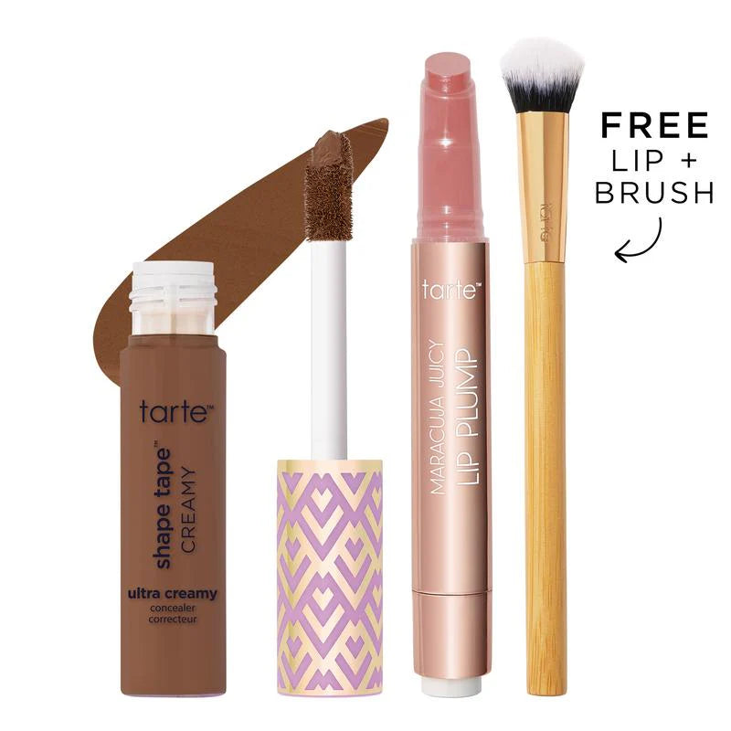 Illuminate Your Beauty: Tarte's Award-Winning Shape Tape™ Ultra Creamy Concealer & Maracuja Juicy Lip Gloss Set