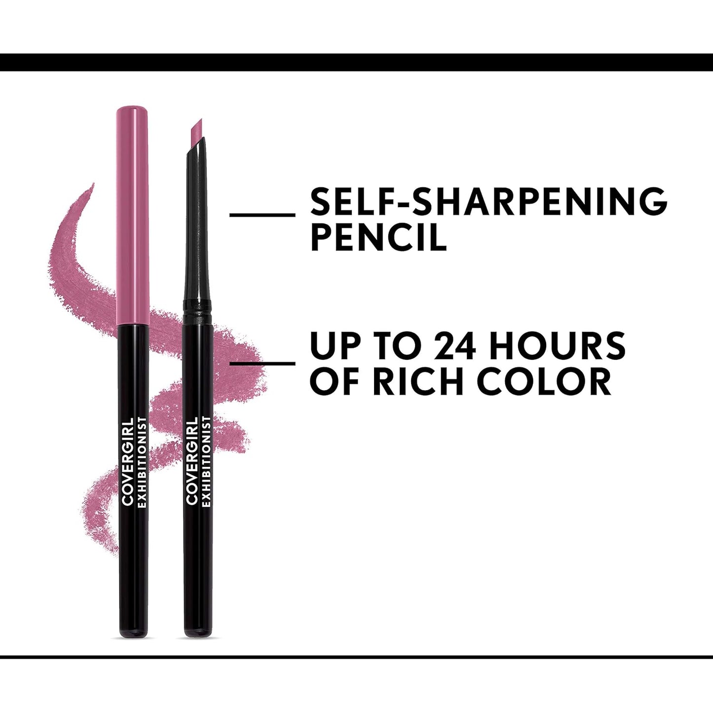 Exhibitionist All-Day Retractable Lip Liner - Effortless Application with Vibrant Color and Long-Lasting Wear