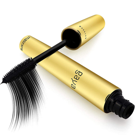 Vegan Black Mascara for Sensitive Eyes, Natural Hypoallergenic Mascara, Buildable Lengthening and Volumizing for Natural Looking, Cruelty Free, Ophthalmologist Tested- by
