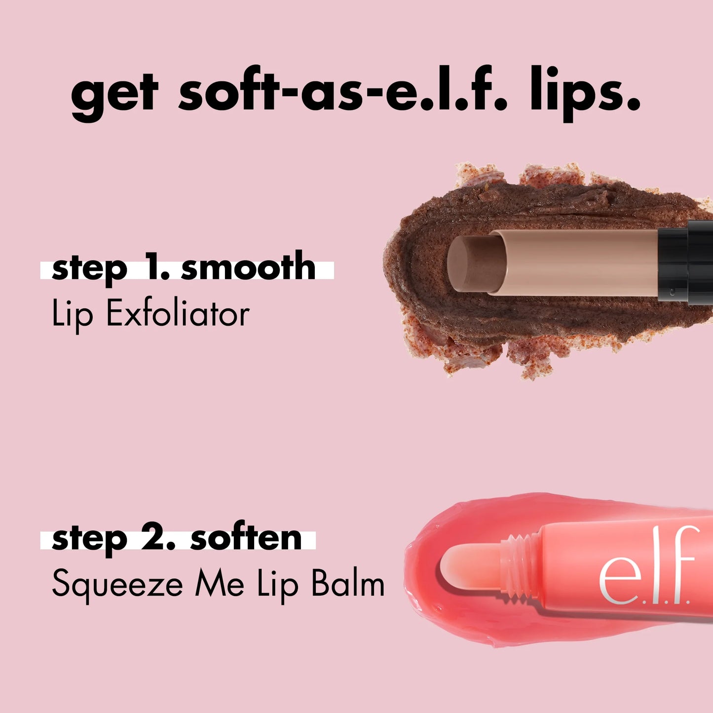 E.L.F. Squeeze Me Lip Balm in Juicy Peach - Hydrating Sheer Tint for Soft, Nourished Lips (0.21 Oz)