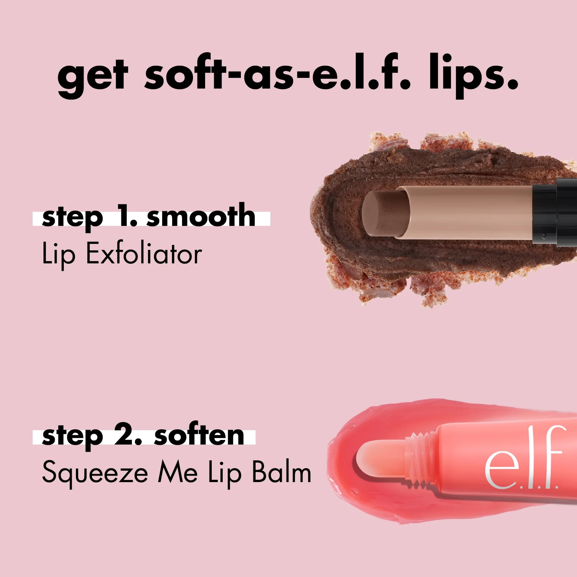 E.L.F. Squeeze Me Lip Balm in Juicy Peach - Hydrating Sheer Tint for Soft, Nourished Lips (0.21 Oz)