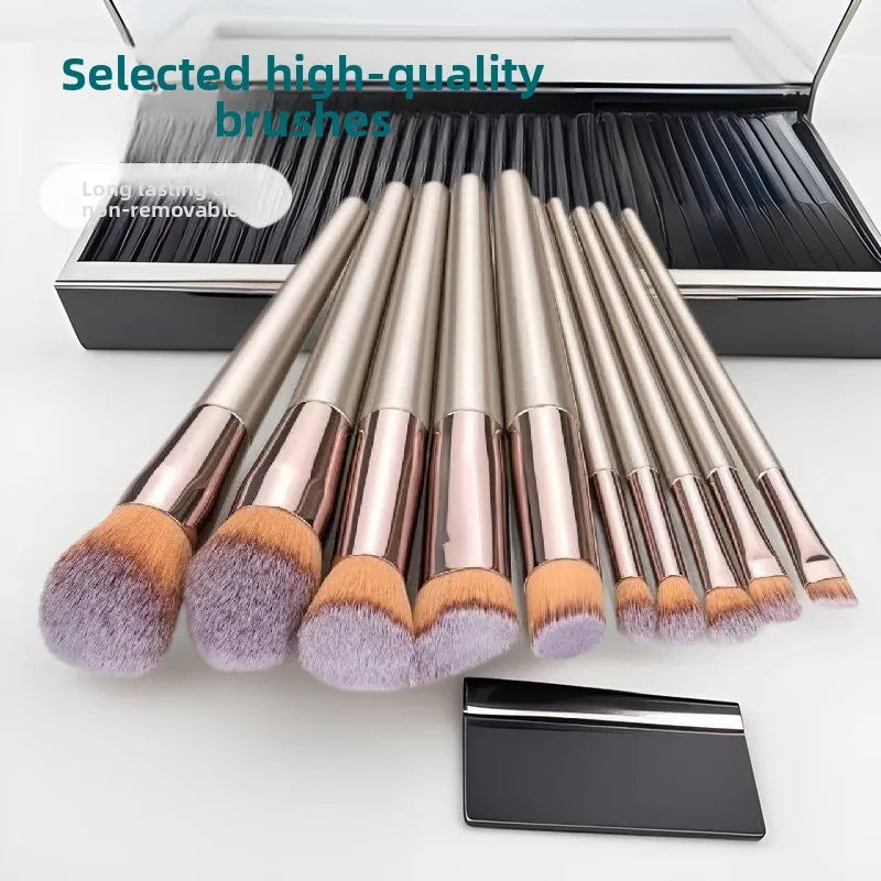 Elevate Your Beauty Routine with Our 12PCS Professional Makeup Brush Set - Perfect for Flawless Foundation, Concealer, and More!