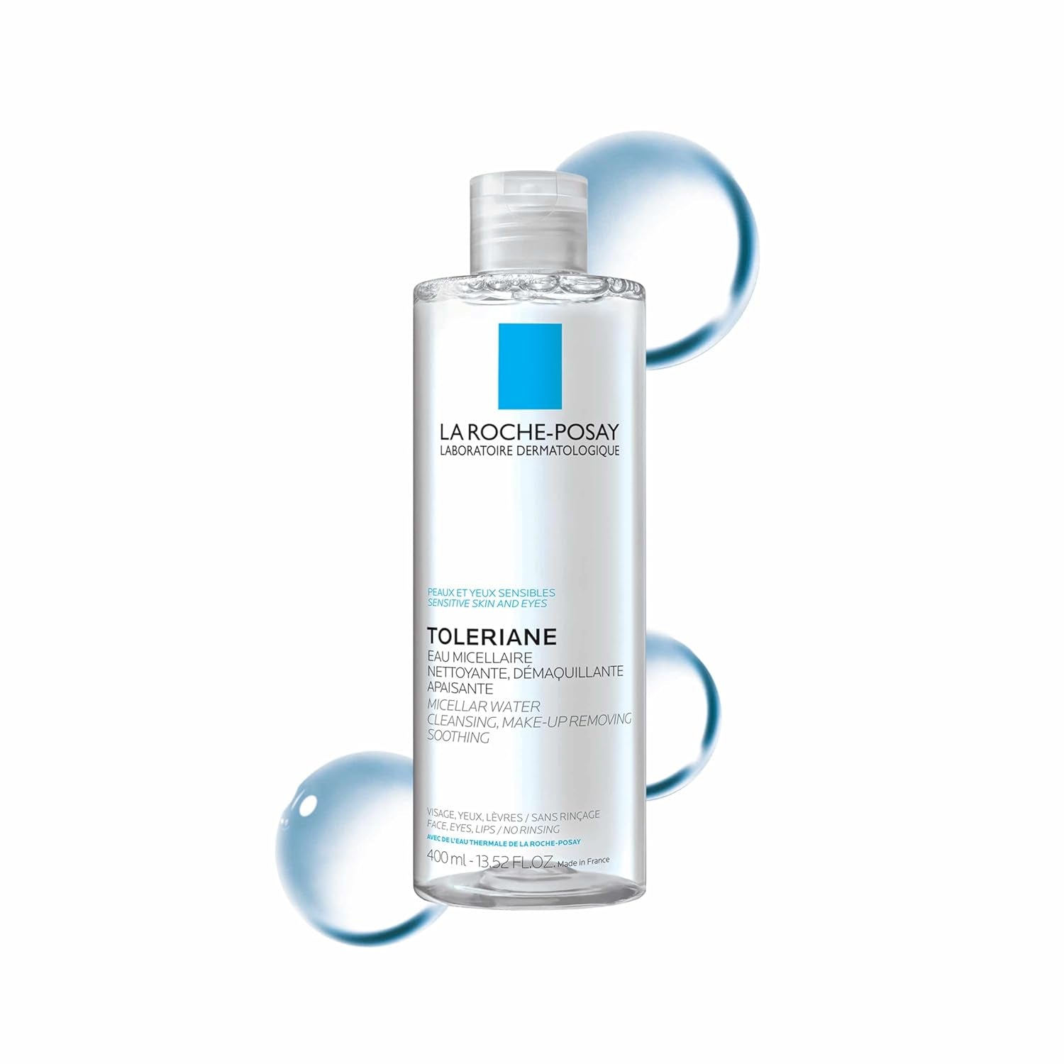 Micellar Cleansing Water for Sensitive Skin, Micellar Water Makeup Remover, Cleanses and Hydrates Skin, Gentle Face Toner, Oil Free