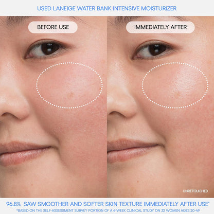 Revitalize Your Skin with Water Bank Blue Hyaluronic Intensive Moisturizer - Ultimate Hydration Cream for Extra Dry Skin Featuring Squalane & Peptides for Enhanced Skin Barrier Support
