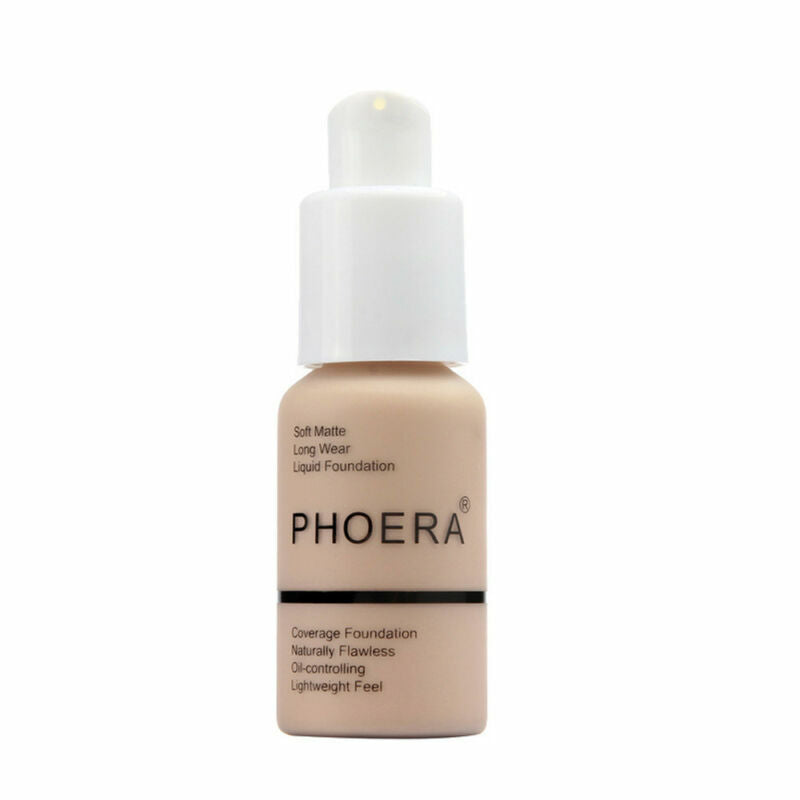 Experience Flawless Skin with PHOERA Full Coverage Foundation - Brighten and Long-Lasting Finish in Your Perfect Shade