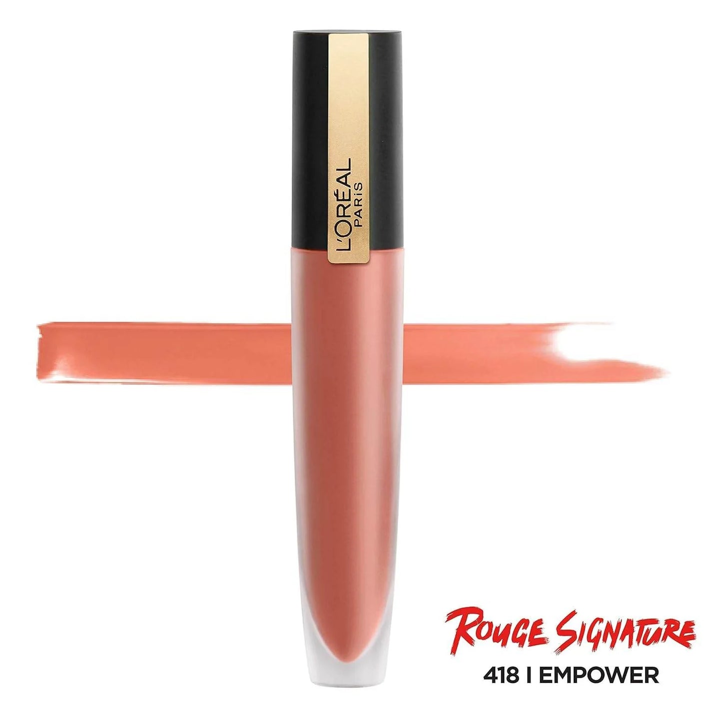 Elevate Your Look with L'Oreal Paris Makeup Rouge Signature Matte Lip Stain in I Empower - The Ultimate Weightless Lip Color!