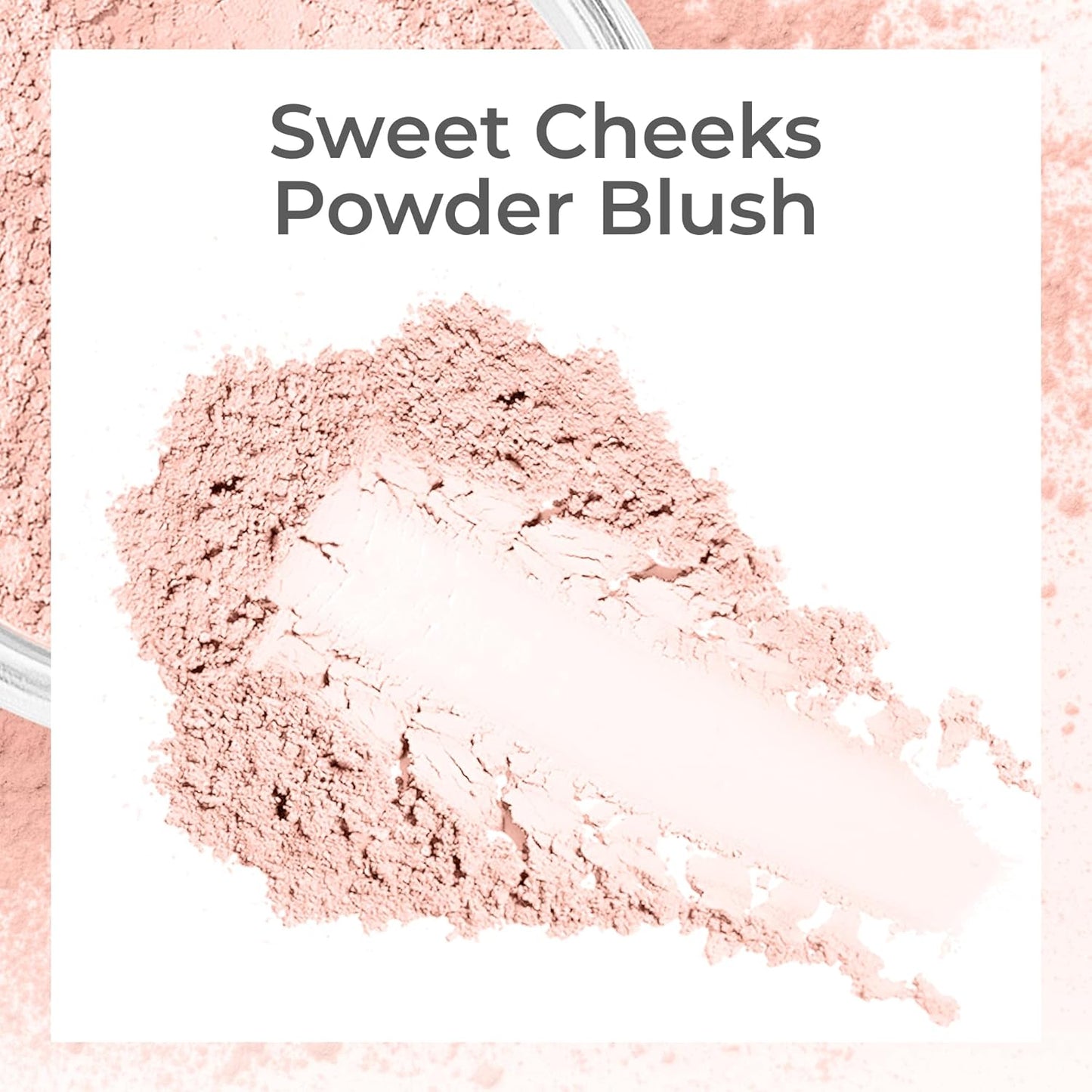 Get Flawless Skin with Our 5-Piece Pink Bisque Mineral Makeup Set - Includes Face Brush for Perfect Application!