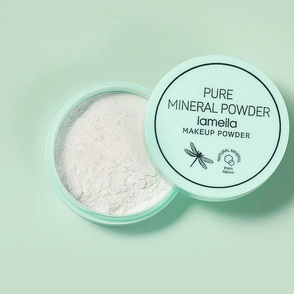 Transform Your Look with Our Waterproof Mineral Face Powder - Ultimate Oil Control & High Coverage Setting Powder for Flawless Makeup Finish!