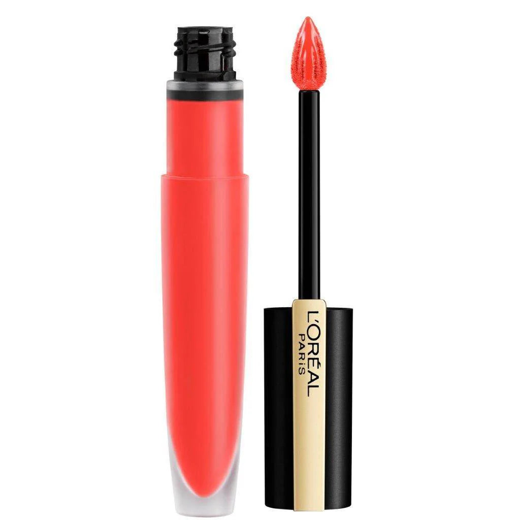 L'Oreal Paris Makeup Rouge Signature Matte Lip Stain - I Radiate 0.23 Ounce for Effortless Elegance