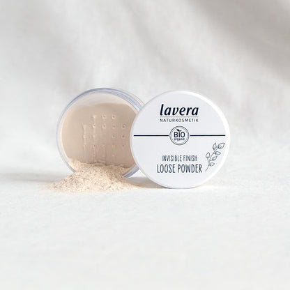 Invisible Finish Loose Powder - Long Lasting Setting Powder - Sets Make up & Provides Matte Finish - Transparent Face Powder - PETA Certified - Vegan - Made in Germany - 0.4 Oz