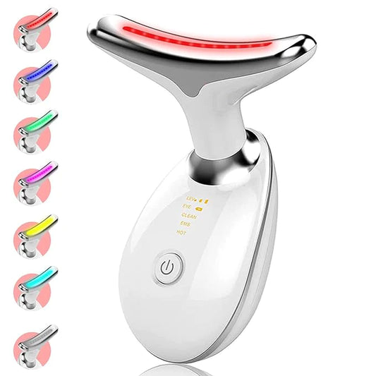 Revitalize Your Skin with Our Multifunctional Facial Massager | Double Chin Treatment | 7 Color Modes | Thermal Vibration & Microcurrent Technology | Fast Shipping with USPS/UPS Tracking