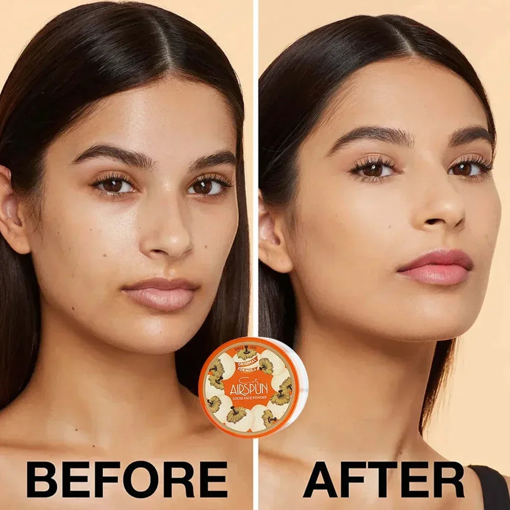 Transform Your Look with Our Waterproof Mineral Face Powder - Ultimate Oil Control & High Coverage Setting Powder for Flawless Makeup Finish!