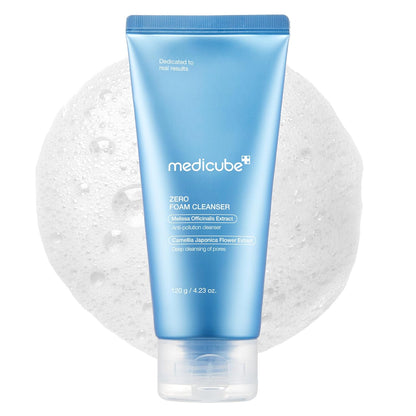 Revitalize Your Skin with Medicube Zero Foam Cleanser | Gentle Daily Cleanser for Sensitive Skin | Control Sebum, Hydrate, and Minimize Pores | 4.23 Oz Korean Skincare Essential