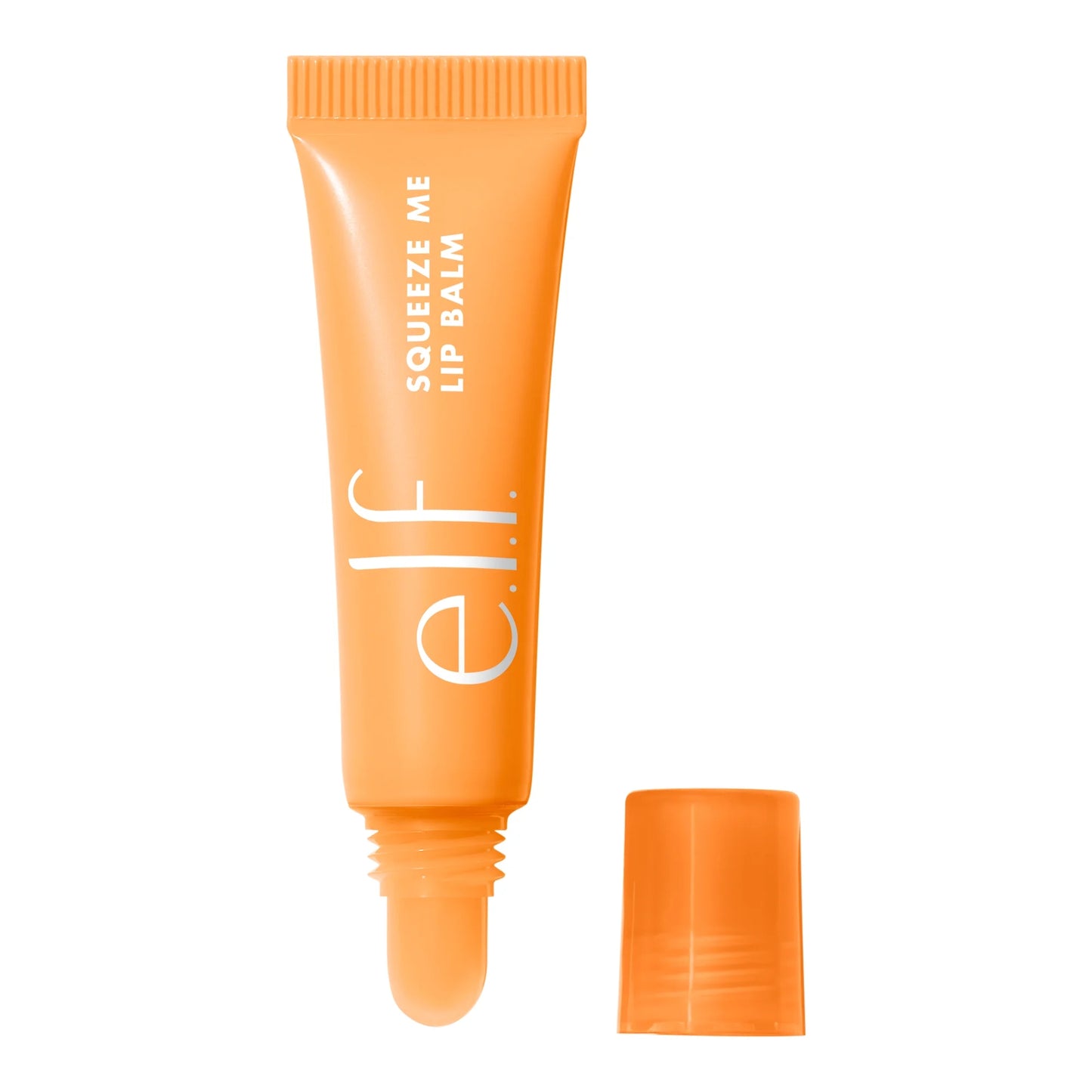 E.L.F. Squeeze Me Lip Balm in Juicy Peach - Hydrating Sheer Tint for Soft, Nourished Lips (0.21 Oz)