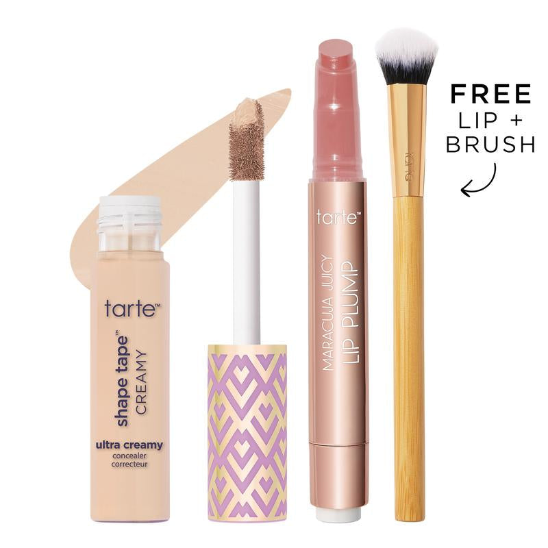 Illuminate Your Beauty: Tarte's Award-Winning Shape Tape™ Ultra Creamy Concealer & Maracuja Juicy Lip Gloss Set