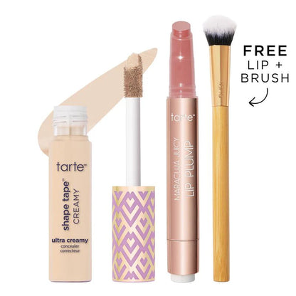 Illuminate Your Beauty: Tarte's Award-Winning Shape Tape™ Ultra Creamy Concealer & Maracuja Juicy Lip Gloss Set